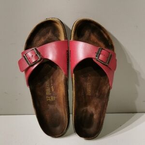 Birkenstock Pink Comfort Sandals with Adjustable Strap